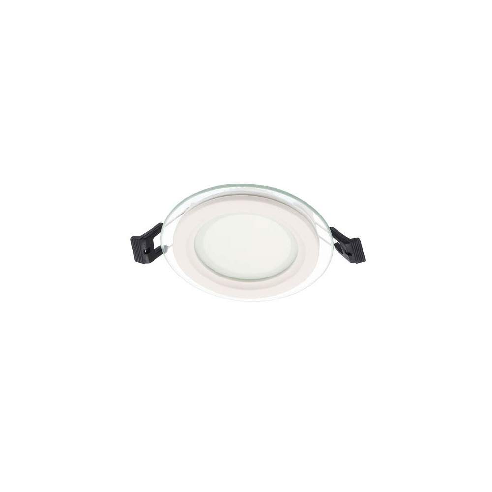 LED КРЪГЪЛ СТЪКЛЕН ПАНЕЛ ЗА ВГРАЖДАНЕ LENA-RG Φ100x40mm 6W 564Lm 3000K (ТОПЛА СВЕТЛИНА) 2023400 VITO, МОНТАЖЕН ОТВОР Φ75 LED КРЪГЪЛ СТЪКЛЕН ПАНЕЛ ЗА ВГРАЖДАНЕ LENA-RG Φ100x40mm 6W 564Lm 3000K (ТОПЛА СВЕТЛИНА) 2023400 VITO, МОНТАЖЕН ОТВОР Φ75