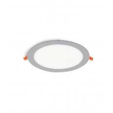LED КРЪГЪЛ SLIM ПАНЕЛ ЗА ВГРАЖДАНЕ LENA-RX Φ220x20mm 18W 1800Lm 6000K (СТУДЕНА СВЕТЛИНА)) GREY 2023999 VITO 2023991 VITO