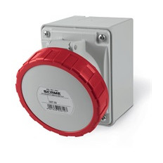 Промишлен контакт 3P+Е 32A 6h IP66 серия Optima открит монтаж Scame