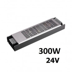 УНИВЕРСАЛНО ЗАХРАНВАНЕ ЗА LED ЛЕНТА, ВИСОКОЕФЕКТИВНО, СЛИМ 300W, 24V DC