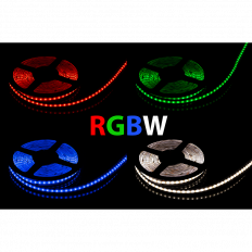 ПРОФЕСИОНАЛНА LED ЛЕНТА 15.8W/M, RGB+4000K, 24V DC, 560 LED/M, COB