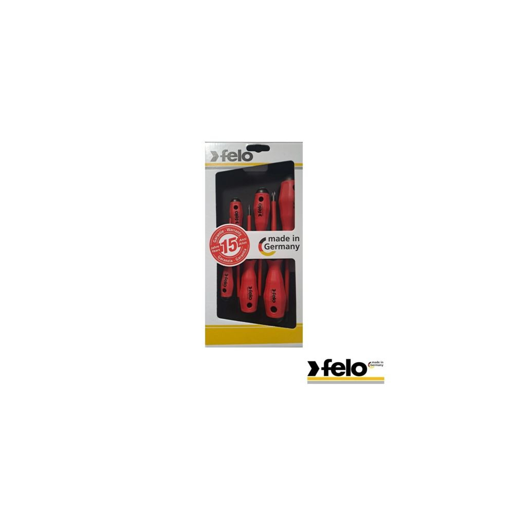КОМПЛЕКТ ОТВЕРТКИ FELO VDE 6 БР. SL/PH