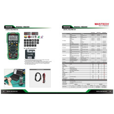 ДИГИТАЛЕН, LCD (6600), TRMS, USB, VDC, VAC, ADC, AAC, OHM, F, HZ, MS8250D