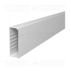 КАБЕЛЕН КАНАЛ - OBO - 170Х60Х2000, С ПЕРФОРАЦИЯ НА ДЪНОТО, БЯЛ, WDK60170RW