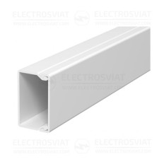 КАБЕЛЕН КАНАЛ - OBO - 40Х25Х2000, С ПЕРФОРАЦИЯ НА ДЪНОТО, БЯЛ, WDK25040RW