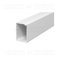 КАБЕЛЕН КАНАЛ - OBO - 45Х30Х2000, С ПЕРФОРАЦИЯ НА ДЪНОТО, БЯЛ, WDK30045RW