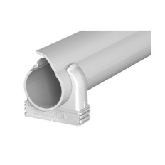 КОМПЛЕКТ ОТВАРЯЕМА PVC ТРЪБА И СКОБИ QUICK PIPE, M32, 2 МЕТРА, 2954 М32 LGR
