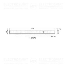LED ИНДУСТР. ЛИНЕЙНО ОСВ. ТЯЛО 150W 4000K, 220V-240V AC, 18000LM, IP54