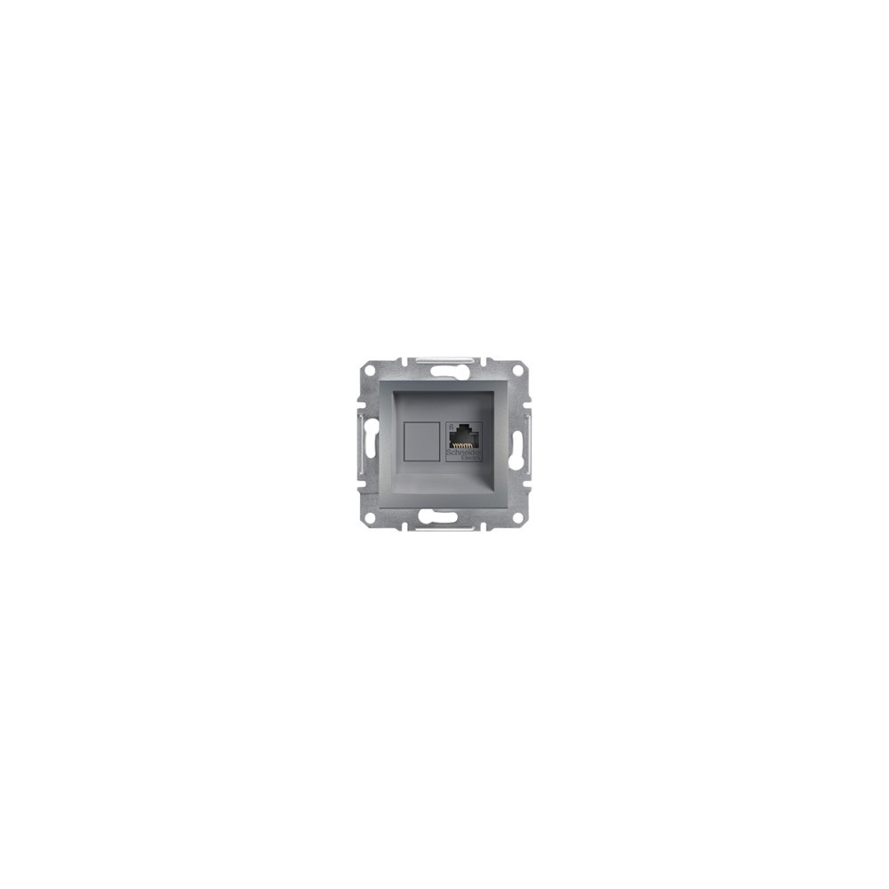 КОМПЮТЪРНА РОЗЕТКА RJ45, КАТ. 6, UTP, СТОМАНА, СЕРИЯ ASFORA