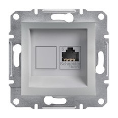 КОМПЮТЪРНА РОЗЕТКА RJ45, КАТ. 6, UTP, АЛУМИНИЙ, СЕРИЯ ASFORA