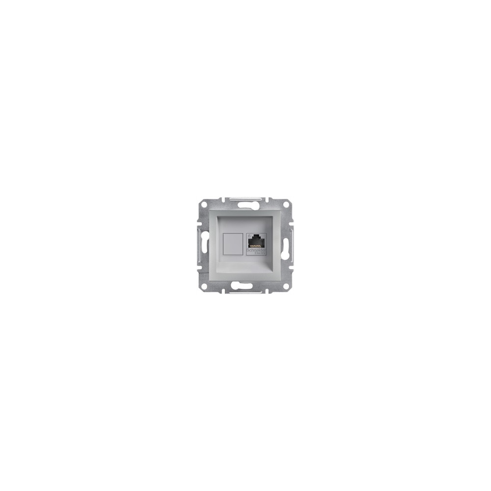 КОМПЮТЪРНА РОЗЕТКА RJ45, КАТ. 6, UTP, АЛУМИНИЙ, СЕРИЯ ASFORA