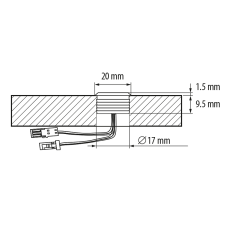ТЪЧ ДИМИРАЩ КЛЮЧ, 60W, 12V DC, IP20
