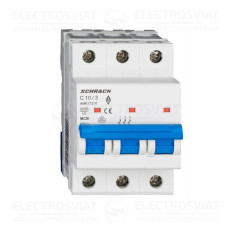 МИНИАТЮРЕН ПРЕКЪСВАЧ AMPARO 6KA, C 10A, 3P