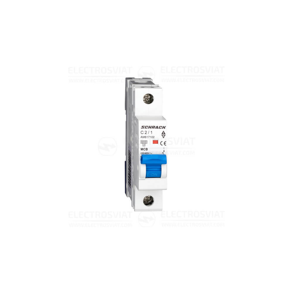 МИНИАТЮРЕН ПРЕКЪСВАЧ AMPARO 6KA, C 2A, 1P