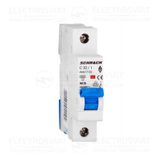 МИНИАТЮРЕН ПРЕКЪСВАЧ AMPARO 6KA, C 32A, 1P