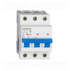 МИНИАТЮРЕН ПРЕКЪСВАЧ AMPARO 6KA, C 40A, 3P