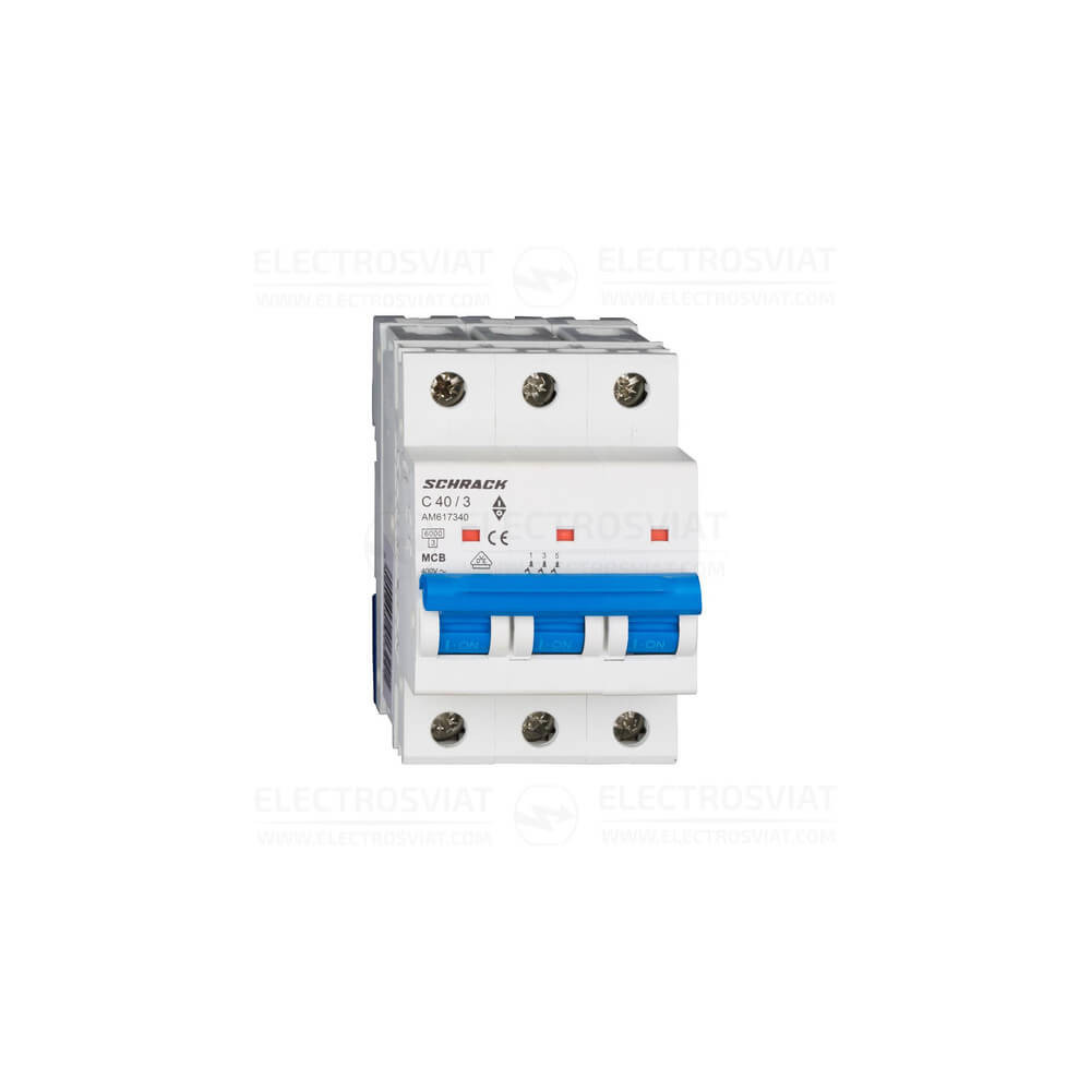 МИНИАТЮРЕН ПРЕКЪСВАЧ AMPARO 6KA, C 40A, 3P