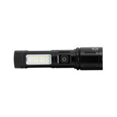 LED ФЕНЕР СЪС ЗУУМ И СТРАНИЧНО СВЕТЕНЕ 8W/8W, 6500K/5500K, 5V DC, IP44