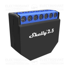 МИКРОМОДУЛ SMART РЕЛЕ 2Х ON/OFF ИЛИ ЩОРИ 10A, ИЗИСКВА НЕУТРАЛА, SHELLY 2.5 /ДО ИЗЧЕРПВАНЕ/