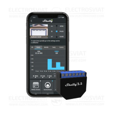 МИКРОМОДУЛ SMART РЕЛЕ 2Х ON/OFF ИЛИ ЩОРИ 10A, ИЗИСКВА НЕУТРАЛА, SHELLY 2.5 /ДО ИЗЧЕРПВАНЕ/