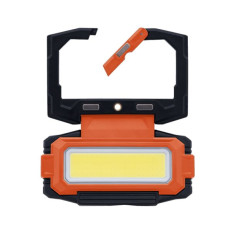 ПОРТАТИВНА LED РАБОТНА ЛАМПА С МАГНИТНА ОСНОВА, КАРАБИНЕР И СТОЙКА 10W, 7000K, 5V DC, IP54