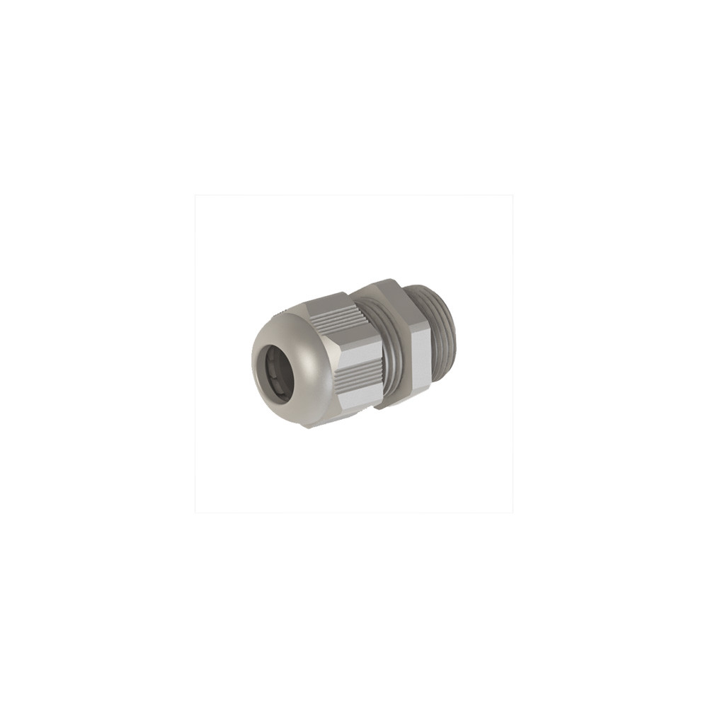 ЩУЦЕР M32. 18-25MM. PA6., СВЕТЛО СИВ, RAL7035, IP68