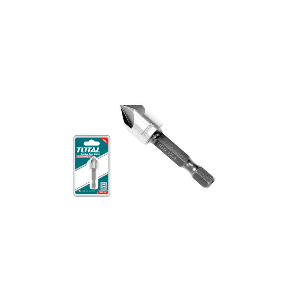 Зенкер TOTAL, HSS, 1/4"