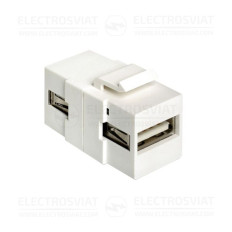 КИЙСТОУН USB МОДУЛ ТИП А, БЯЛ