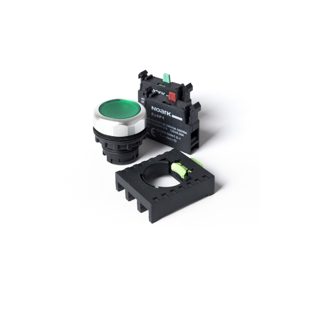 LED ЕЛЕМЕНТ ЗА EX9P1, ЗЕЛЕН, 110V-230VAC