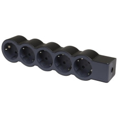 РАЗКЛОНИТЕЛ, ЧЕРЕН, 5X2P+E БЕЗ КАБЕЛ, STANDARD