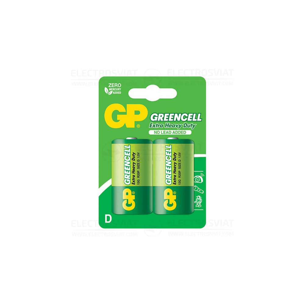 БАТЕРИЯ-GP-GREENCELL-D-BL