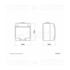 СЕРИЕН КЛЮЧ, KARLIK JUNIOR, IP65, БЯЛ