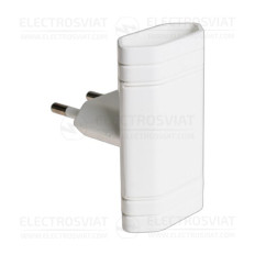 ДВОЕН АДАПТЕР SOLERA, 2P, 10A, БЯЛ