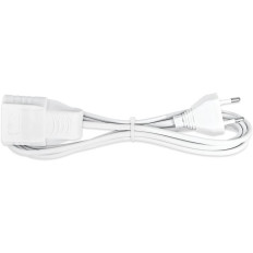 Удължител 4 метра кабел H03VVH2-F 2x0.75мм2 бял Commel