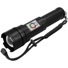 Фенерче LED 10W 6 нива на осветеност 650lm с къмпинг лампа и USB батерия Li-ion 3,7V 2000mAh Commel