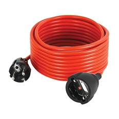 Удължител 15 метра кабел H05VV-F 3G1.5мм2 червен Commel