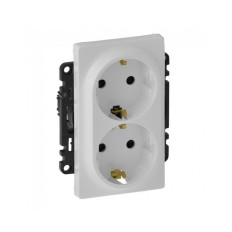 Двоен контакт ШУКО 16A цвят бял Valena Life Legrand /до изчерпване/