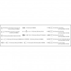 Комплект инструменти YATO, CrV, 1/4", 56 части