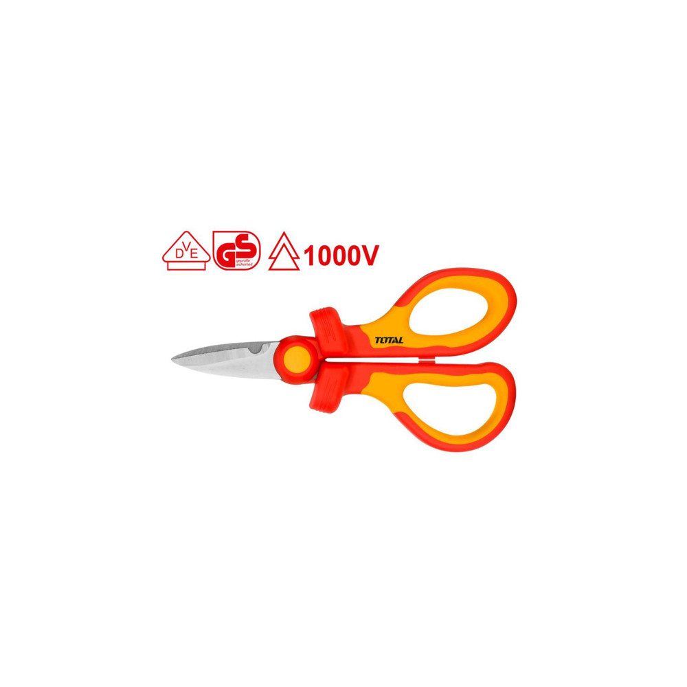 Електричарска ножица TOTAL Industrial, VDE - 1000 V, 160 мм Електричарска ножица TOTAL Industrial, VDE - 1000 V, 160 мм