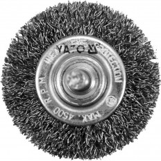 Дисковидна телена четка с опашка YATO, INOX, Ø 50 мм