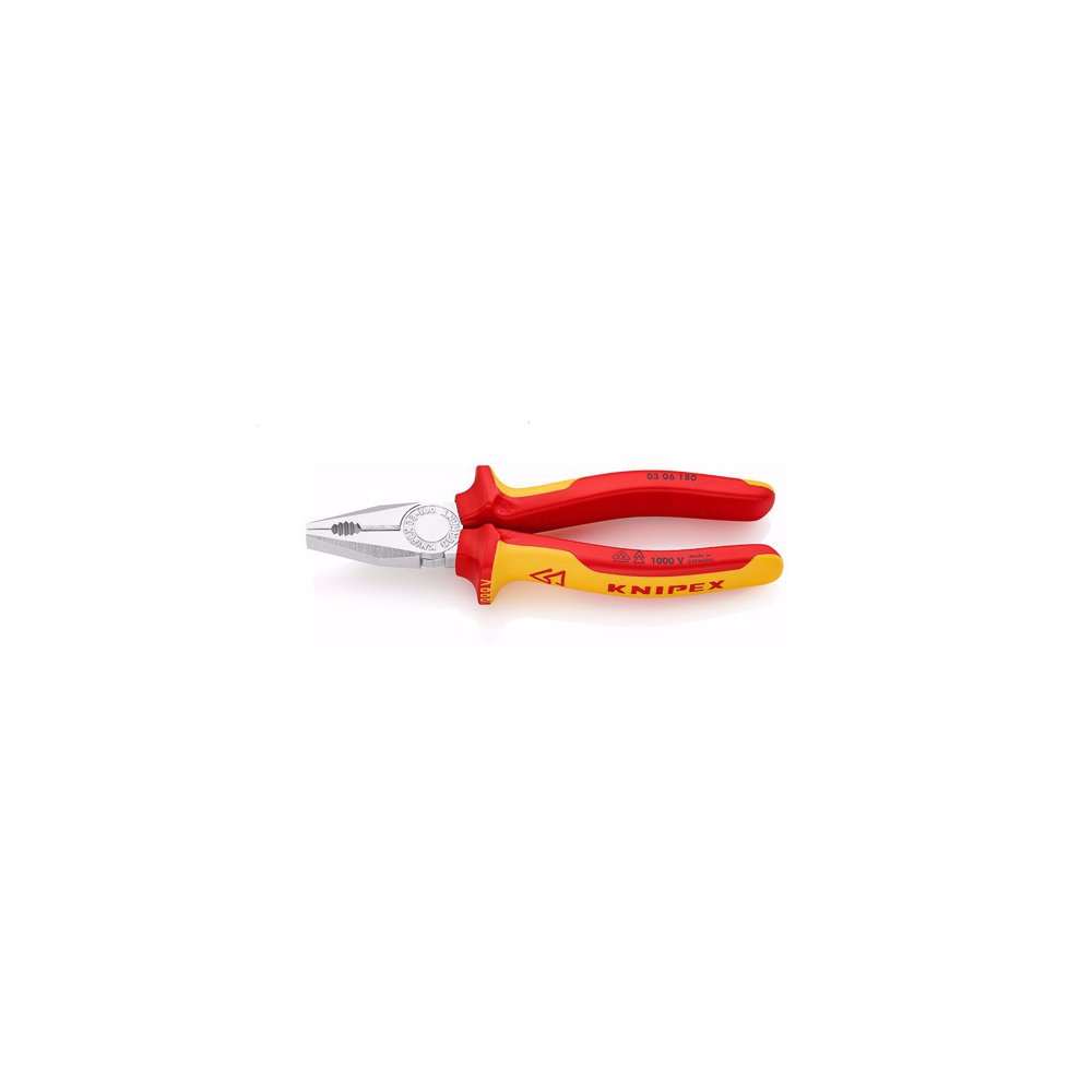 Клещи комбинирани VDE 1000V, KNIPEX, 180 мм Клещи комбинирани VDE 1000V, KNIPEX, 180 мм