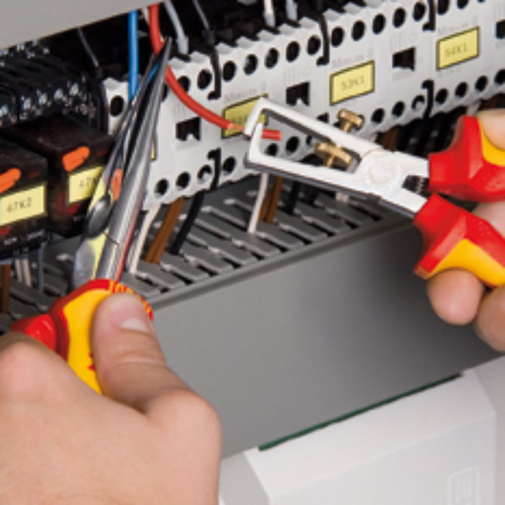 Клещи зачистващи VDE 1000V, Knipex, 160 мм Клещи зачистващи VDE 1000V, Knipex, 160 мм