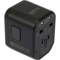 Универсално зарядно / адаптер YATO, QC 3.0, USB-C, 5-12 V, 18 W