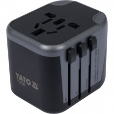 Универсално зарядно / адаптер YATO, USB-A, 5 V, 12 W