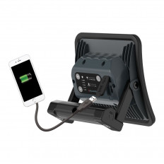 Акумулаторен LED прожектор SCANGRIP NOVA R, димер, USB, 2000 lm