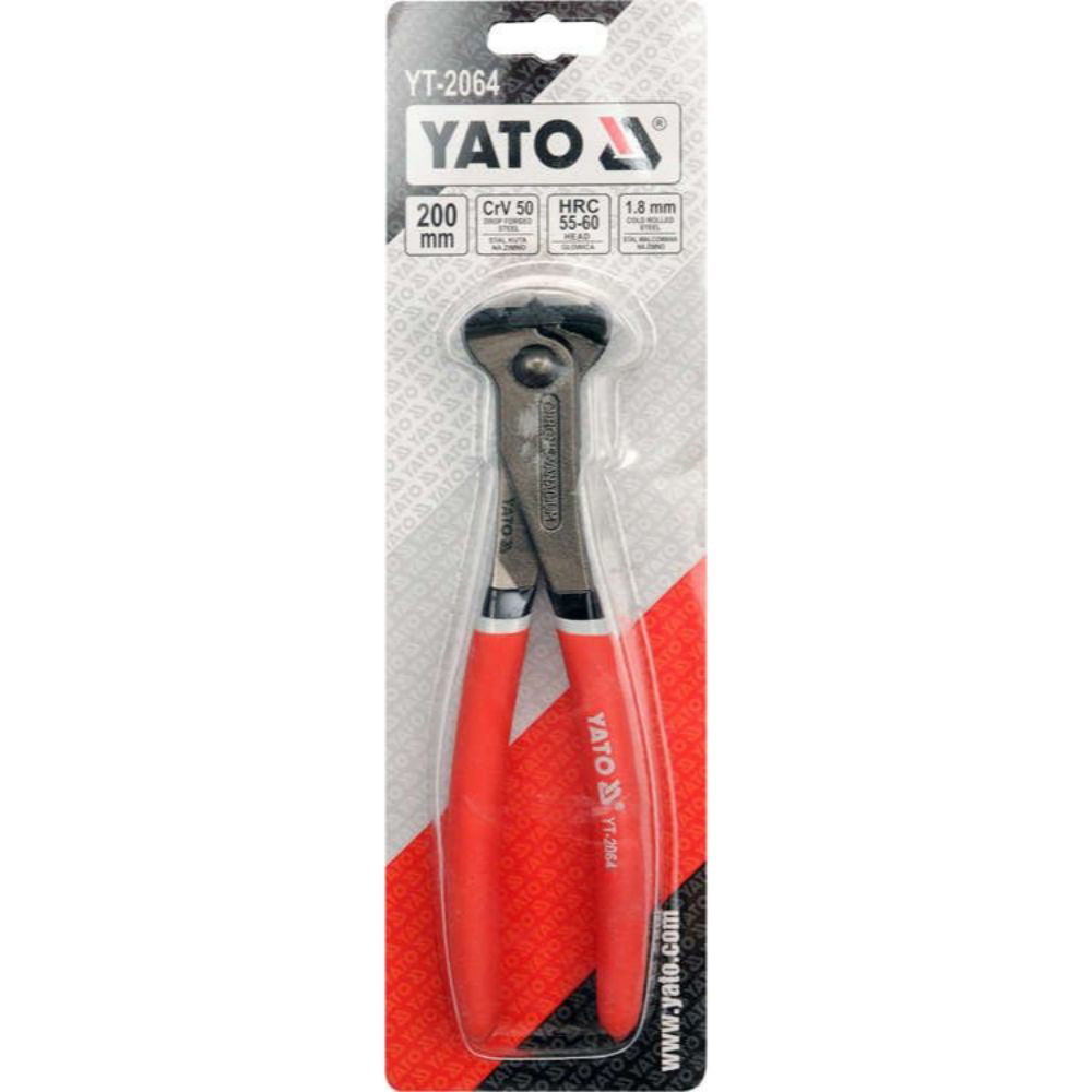 Клещи резачки челни YATO, 200 мм Клещи резачки челни YATO, 200 мм
