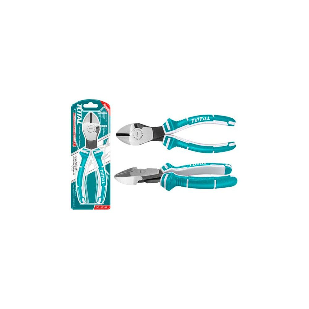 Клещи резачки TOTAL, диагонални, Heavy Duty, 180 мм
