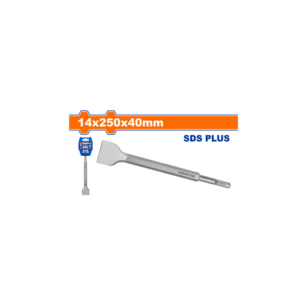 Длето плоско WADFOW, SDS Plus, Ф 14 x 250 x 40 мм