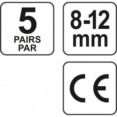 Тапи за защита от шум, силикон, YATO, жълти, 32 dB, 5 чифта