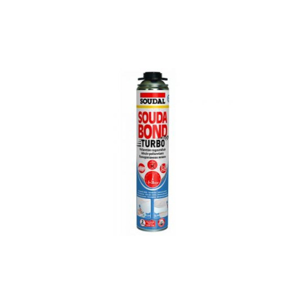 Полиуретаново лепило пистолет Soudabond Turbo, 750 ml Полиуретаново лепило пистолет Soudabond Turbo, 750 ml